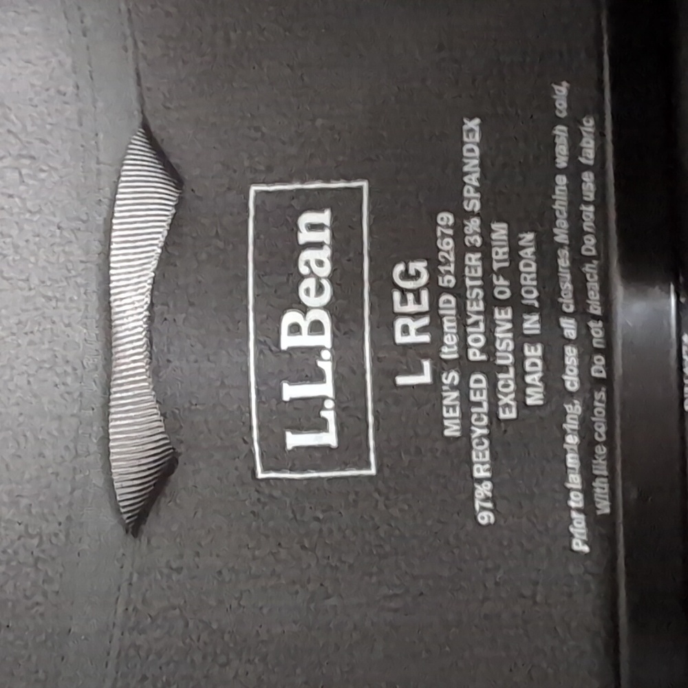 L.L. Bean Windproof Soft Shell Jacket Size Large In Alloy Gray Fleece Lined - Picture 3 of 13